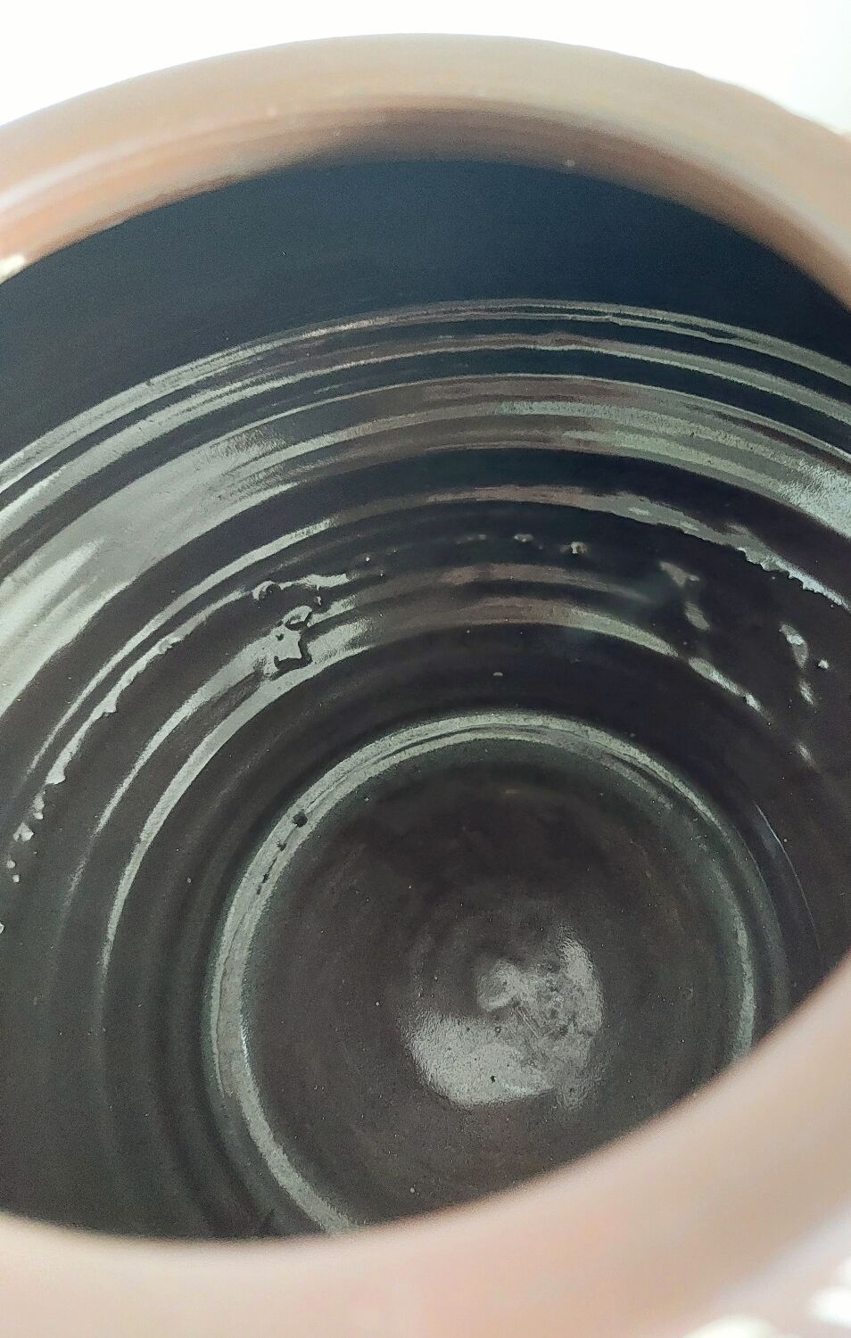 50s pottery vase numbered