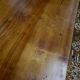 19th century solid walnut farmhouse coffee table - 2 drawers