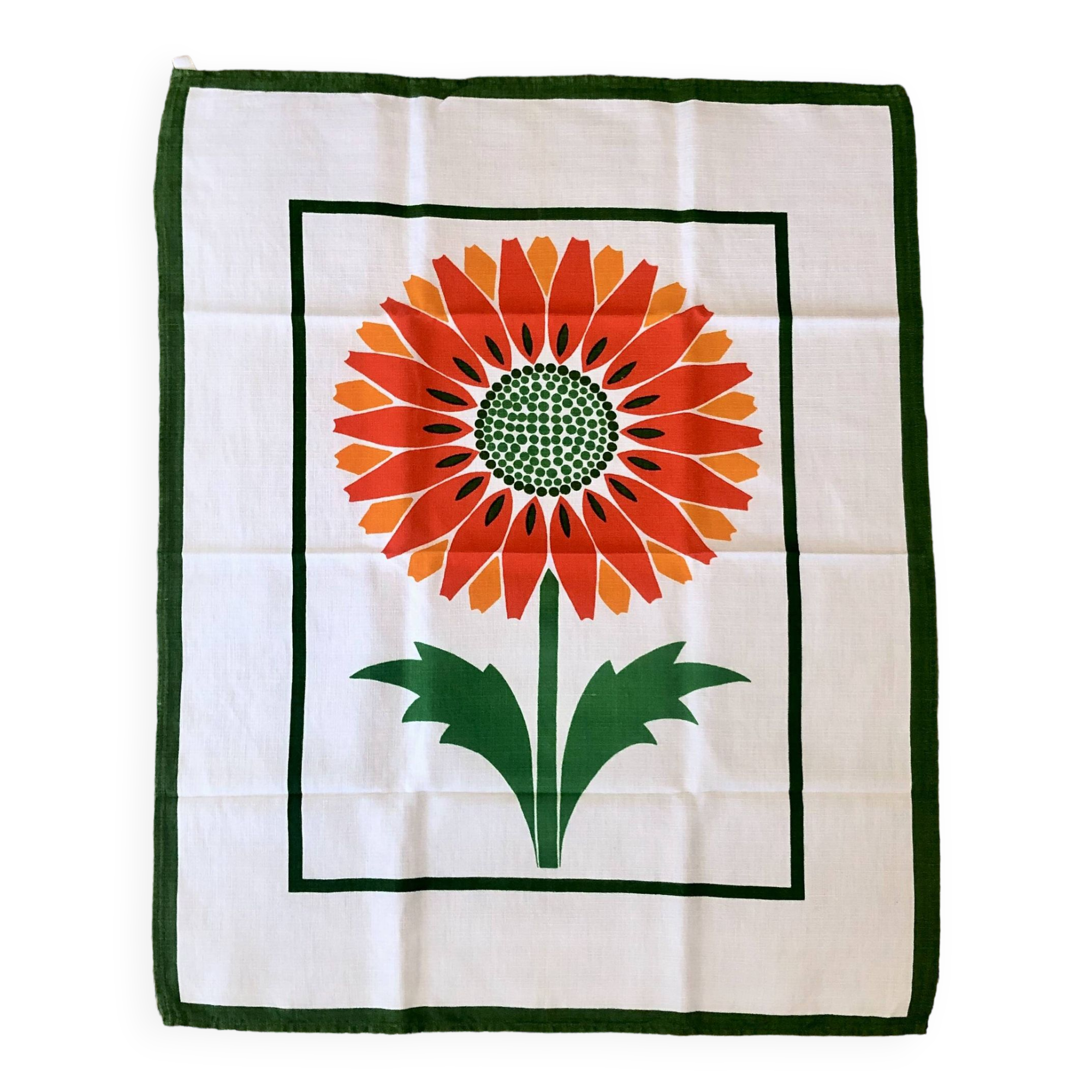 Large vintage tea towel