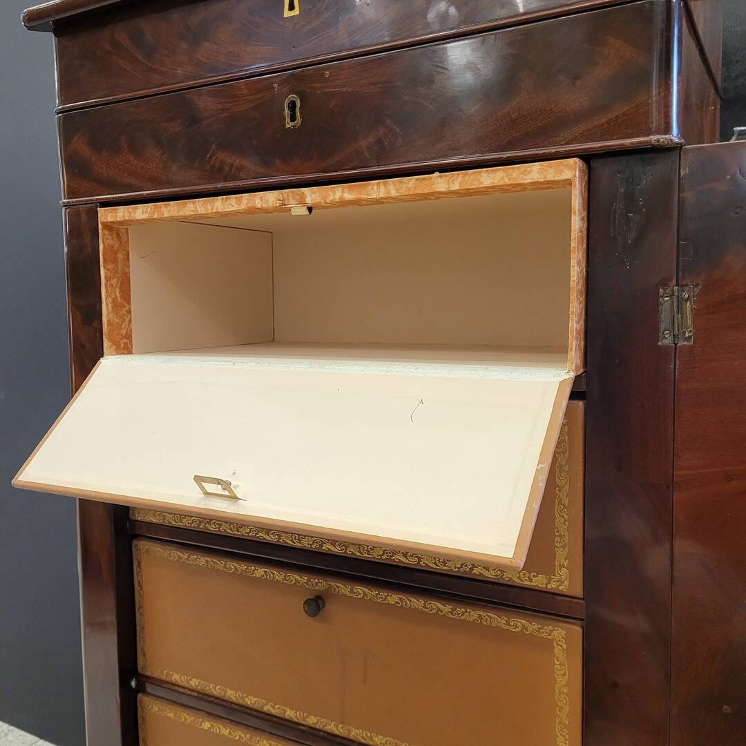 Meuble cartonnier - Bureau, Style transitionnel, 19e siècle - France