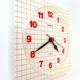 Horloge staiger west germany années 80 rouge
