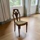 Ensemble de 6 chaises de salle à manger en noyer sculpté Art Déco, années 1920/1930