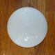 Globe in white opaline - 15 cm