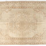Neutral Vintage Anatolian Wool Rug