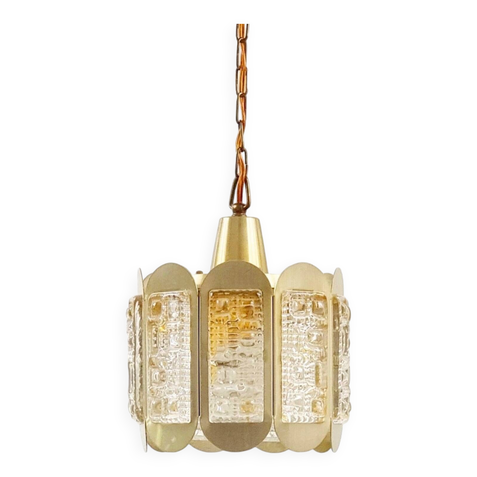 Mid Century Ceiling Light / Pendant from Vitrika, Denmark, 1960s/1970s