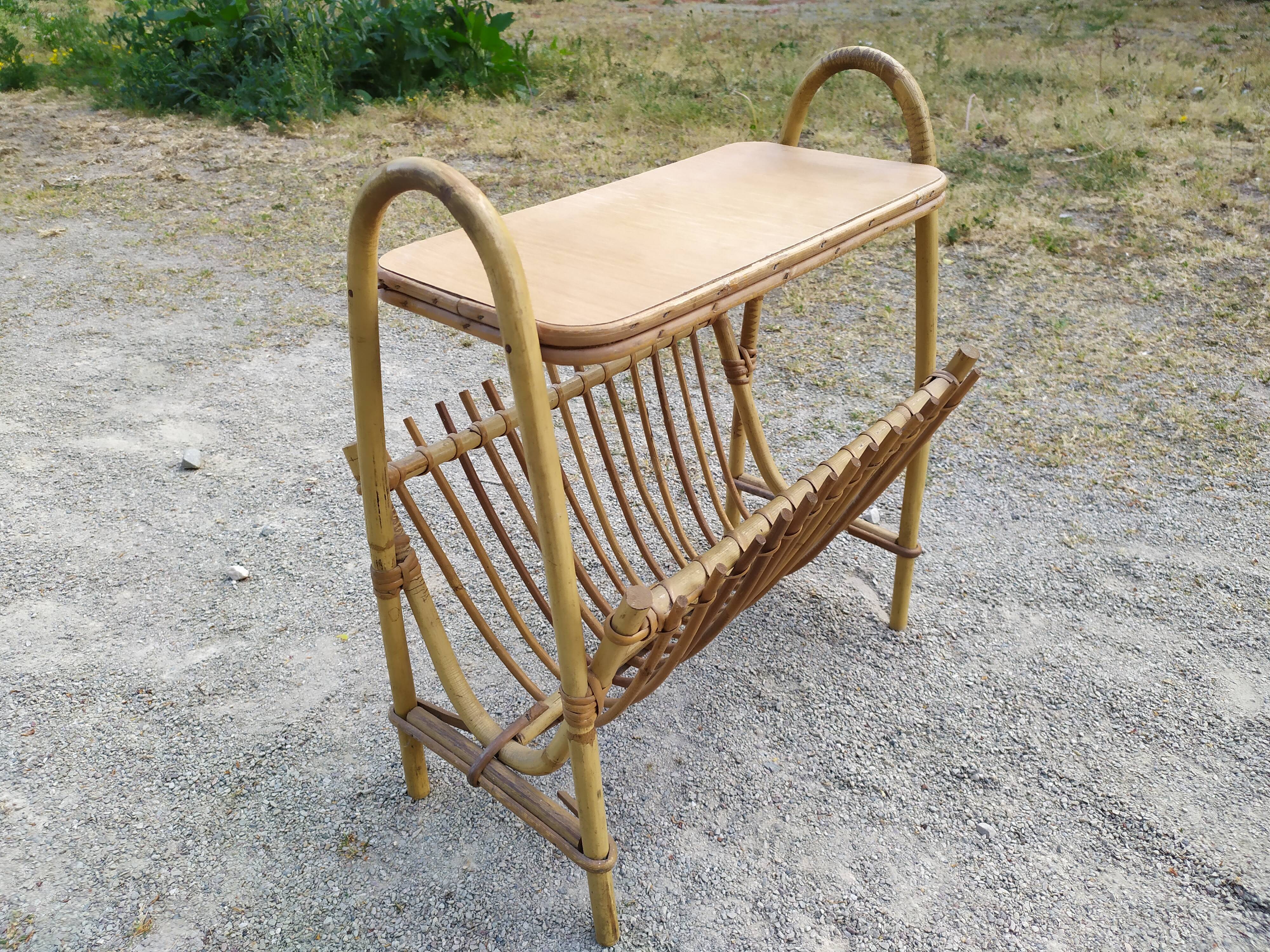 Magazine rack from the 50s and 60s