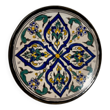 Hand painted terracotta plate