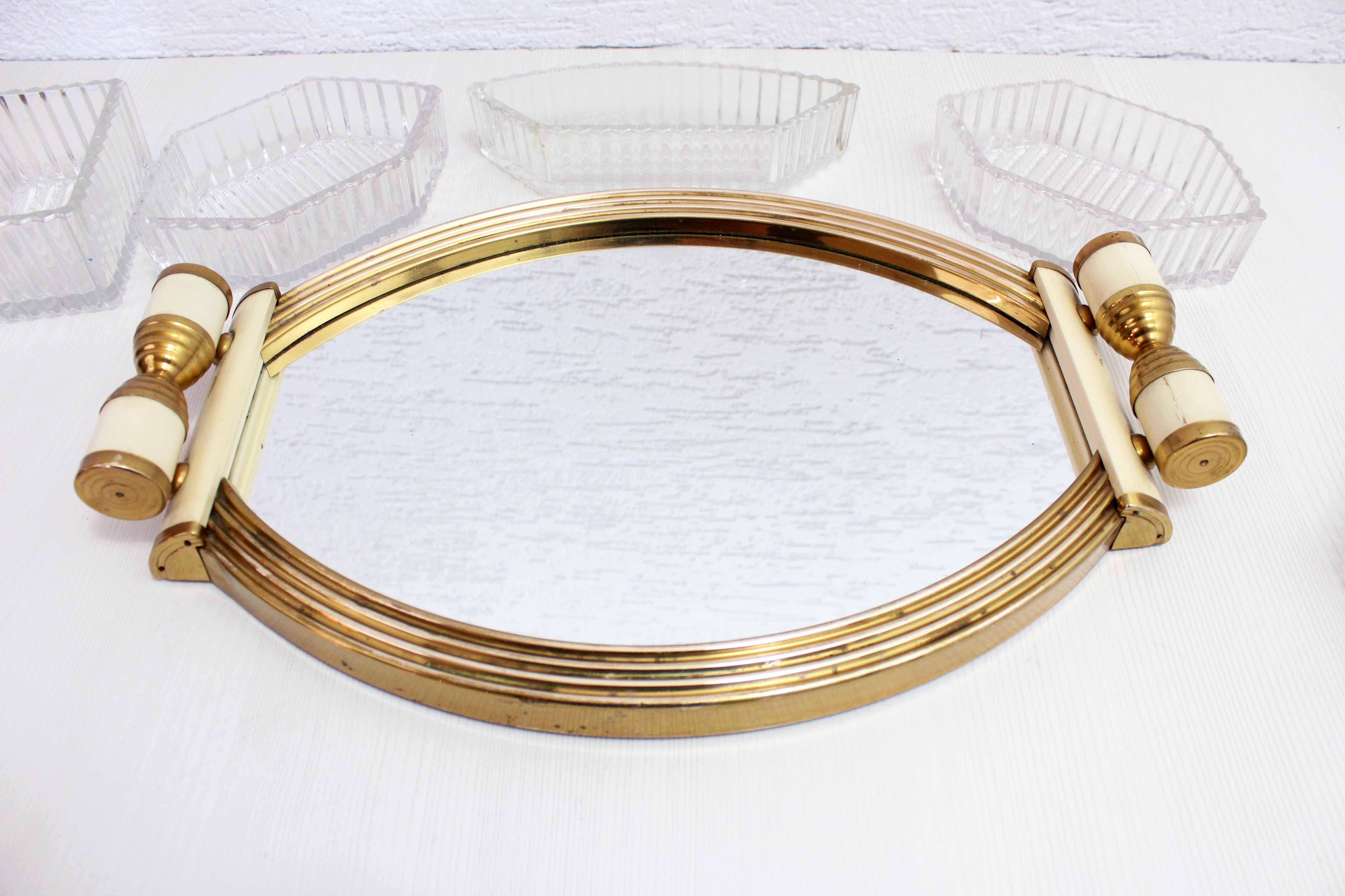 Art Deco mirror tray
