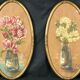 Two paintings in pendant around 1900