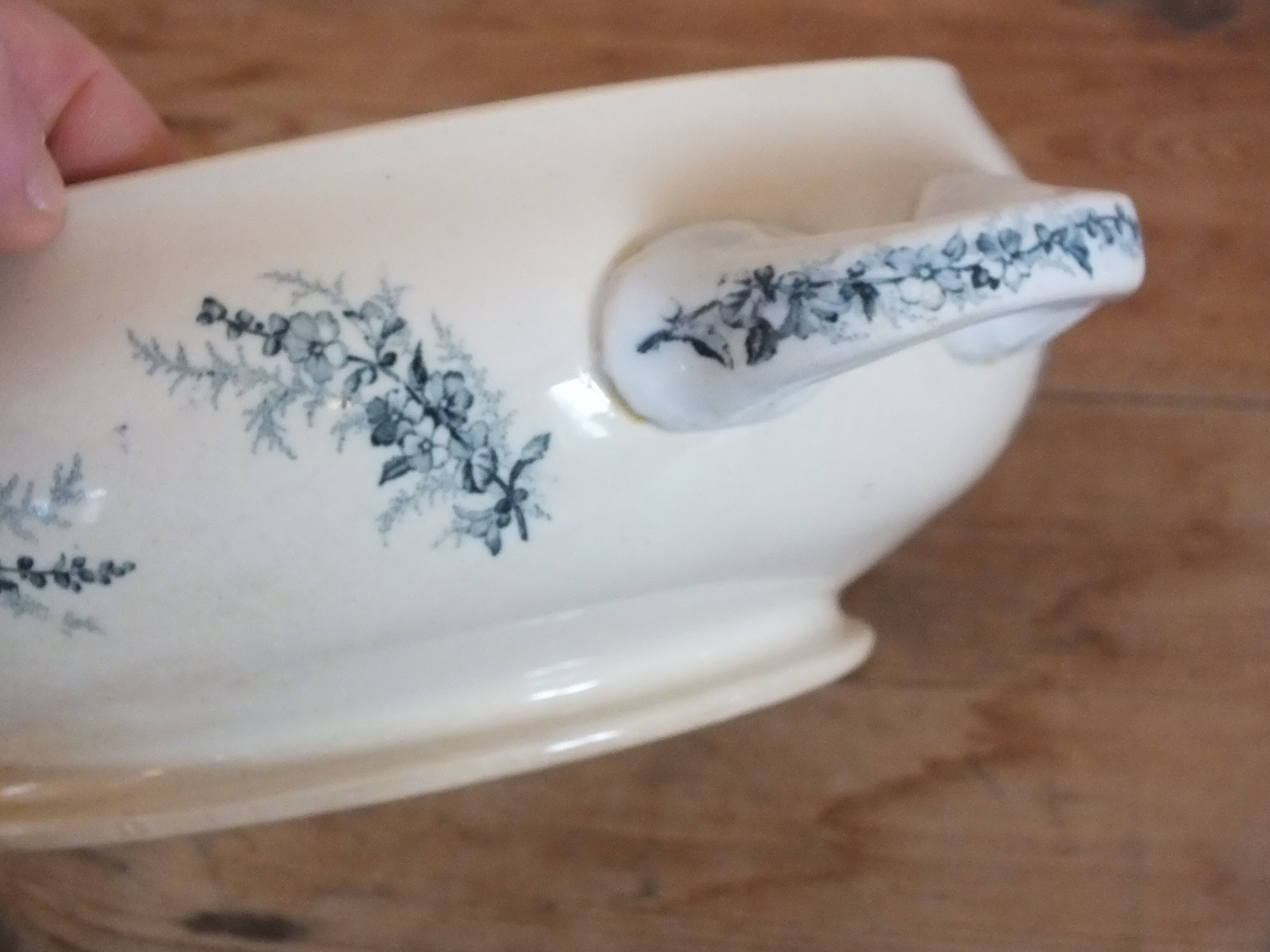 Body of tureen Lunéville Terre de Fer service pheasants