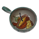 Ceramic fondue pot by Daniel Étienne in Vallauris