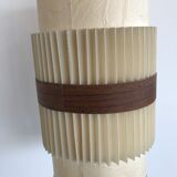 Pleated paper hanging lamp