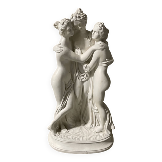 Plaster statue “The 3 Graces”