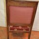 Empire-style shepherdess chair in mahogany