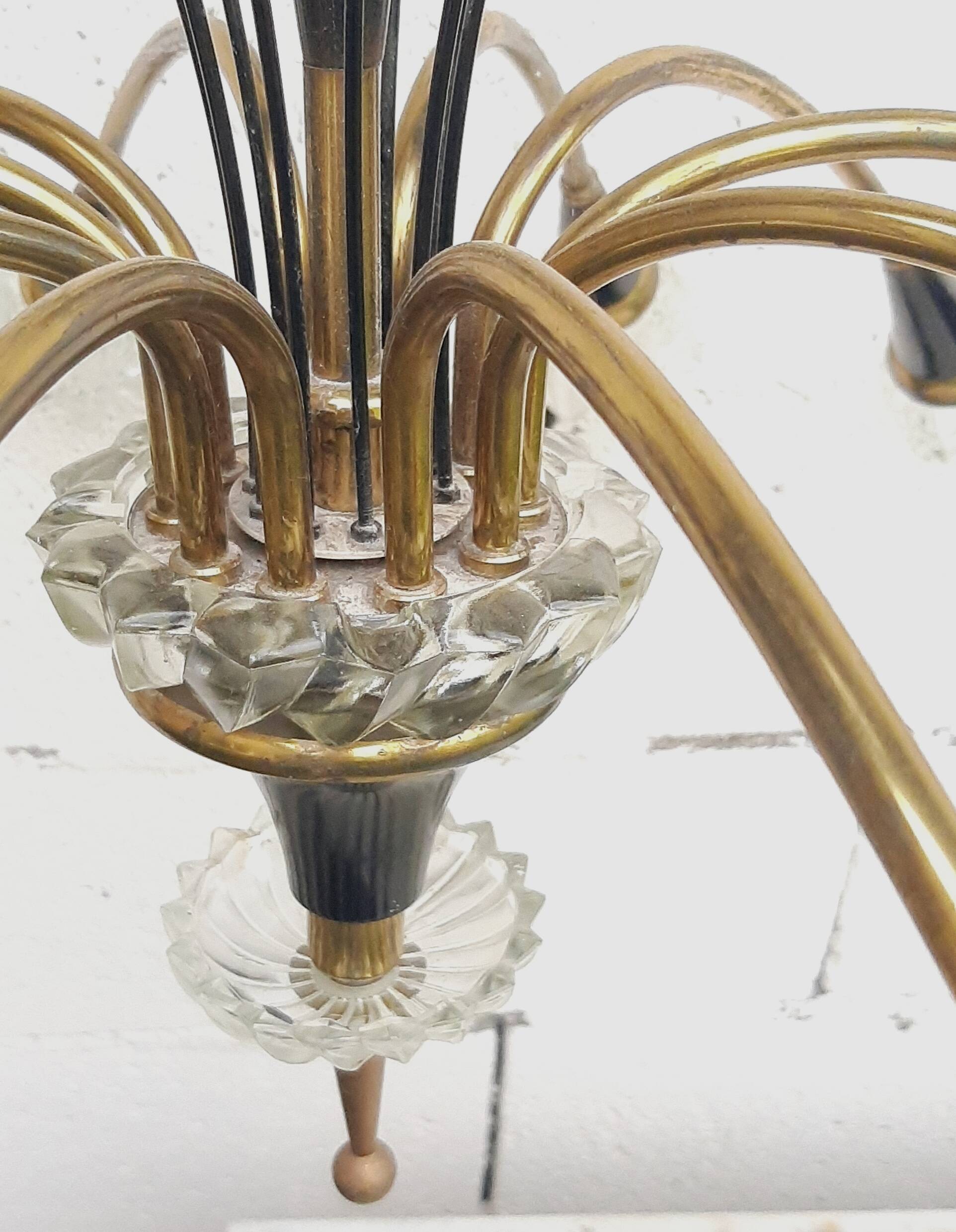 Lunel chandelier 10 lights 1950