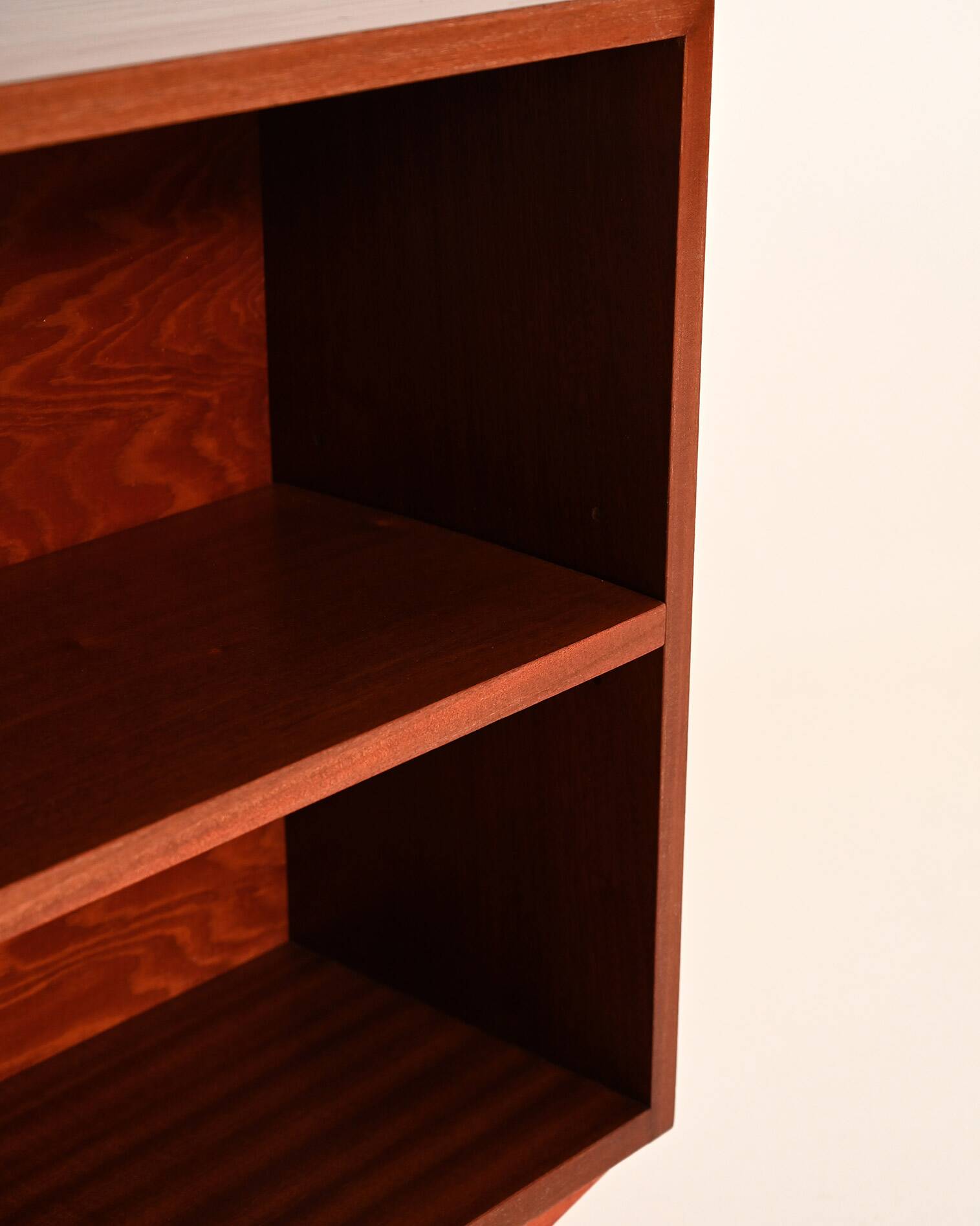 Scandinavian mahogany bookcase, 1960s