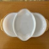 Plat en opaline Fire king