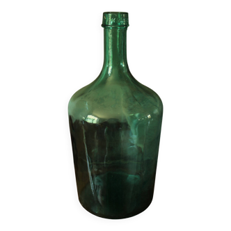 Bonbonne dame jeanne verre vert Viresa 2 L