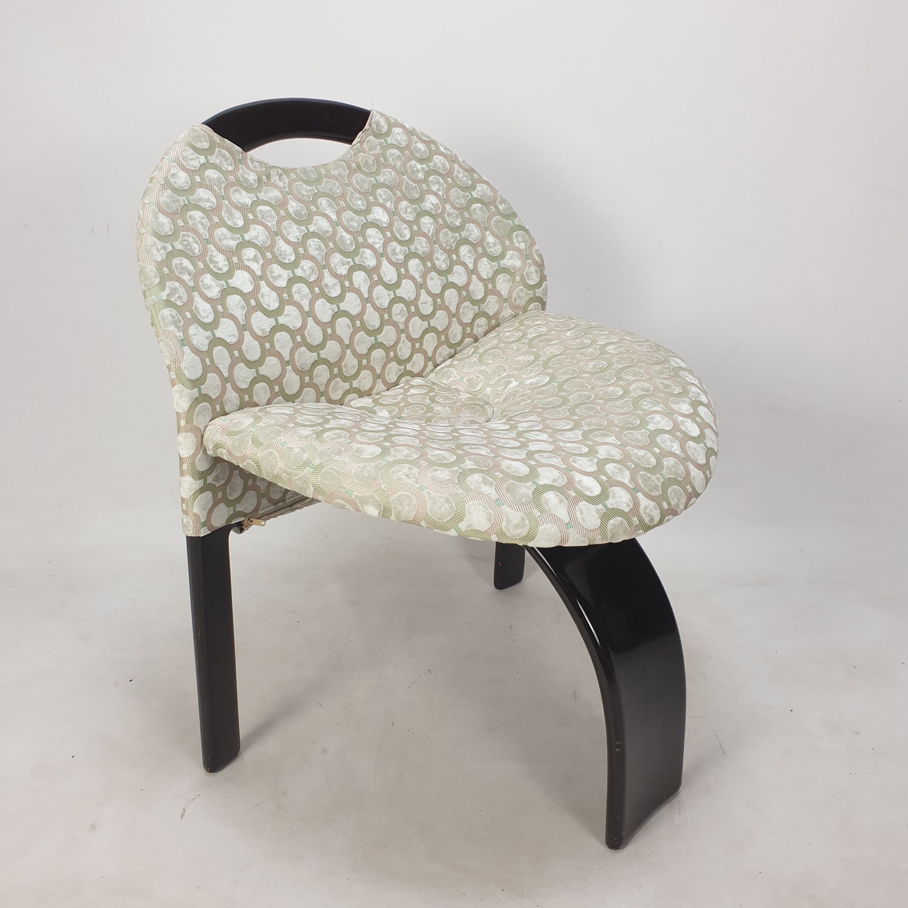 Set of 4 Giovanni Offredi Sail chairs by Saporiti Italy 1973