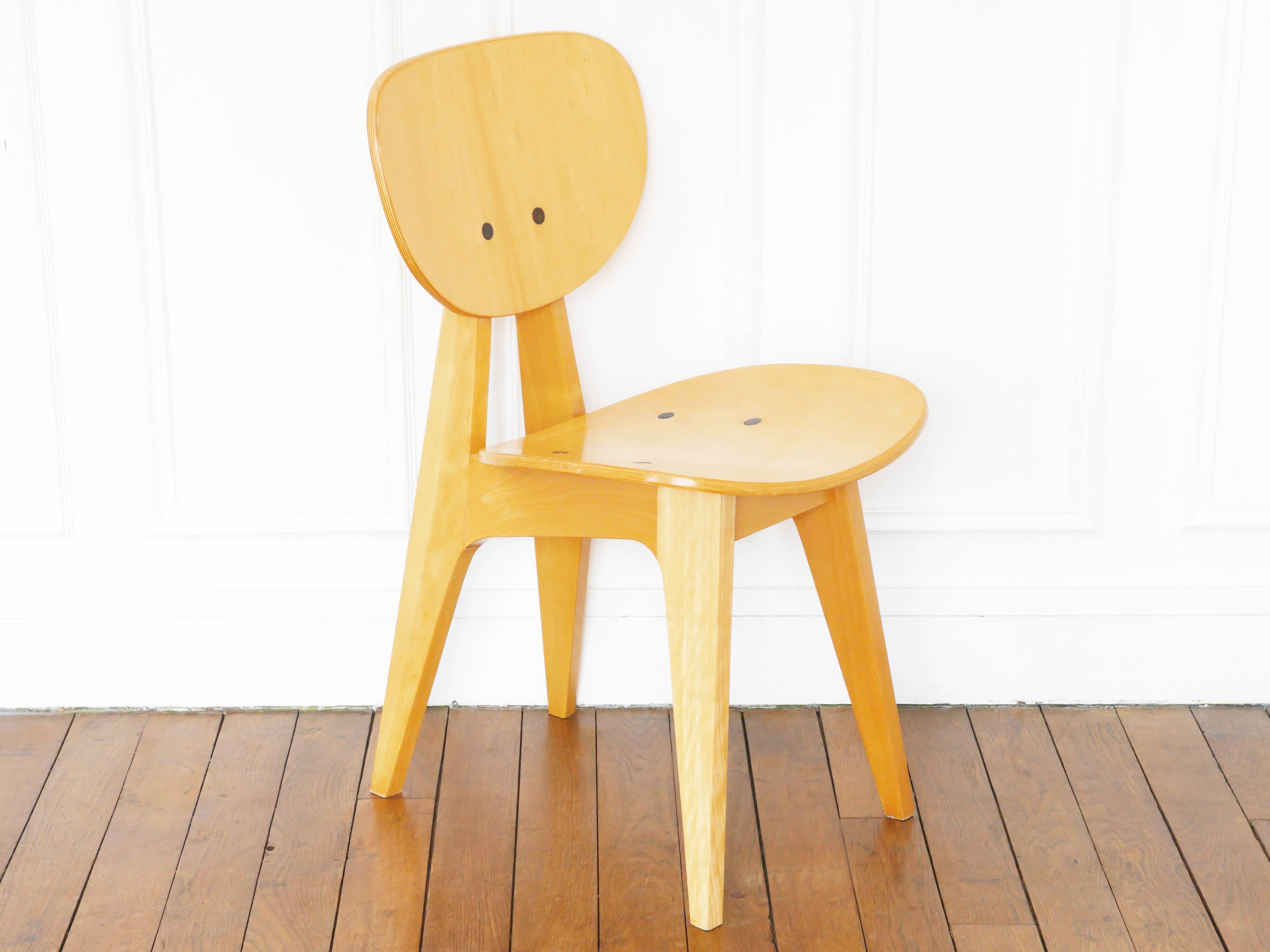 Chaise - junzo sakakura - modèle 3221 - tendo mokko