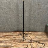 Vintage floor lamp foot in lacquered iron circa 1950