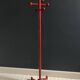 Vintage 80s red coat rack