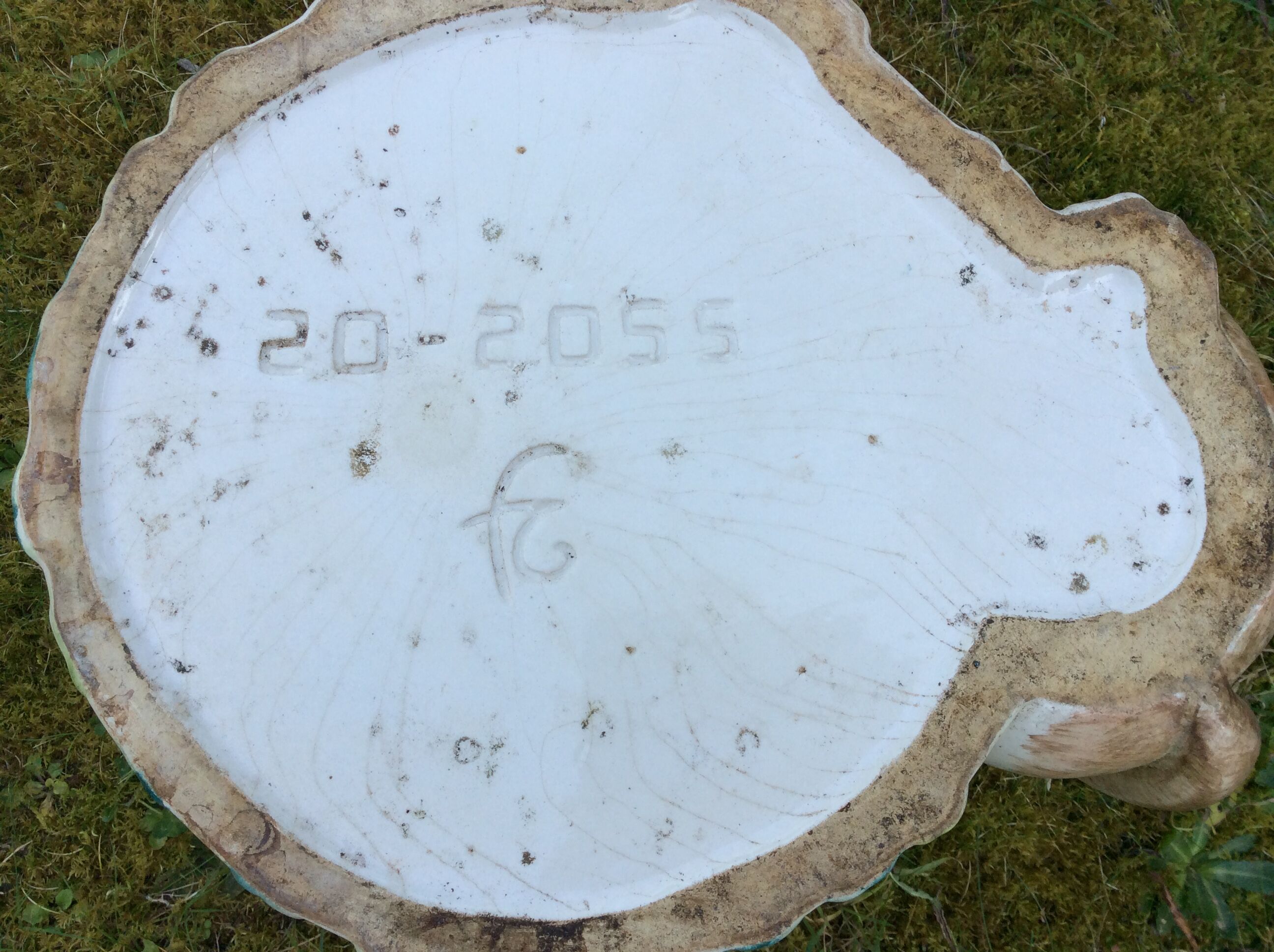 Pot-Fleurs cover in slurry.