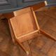 Chaise en bois cintré 1960 bureau travail français