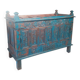 Damchaya blue chest original piece old teak with secrets