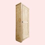 Grande bonnetière ancienne en bois bruit rénovée