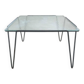 Table d'appoint ou table basse minimaliste de style industriel, Arnold Bueno de Mesquita, années 1950
