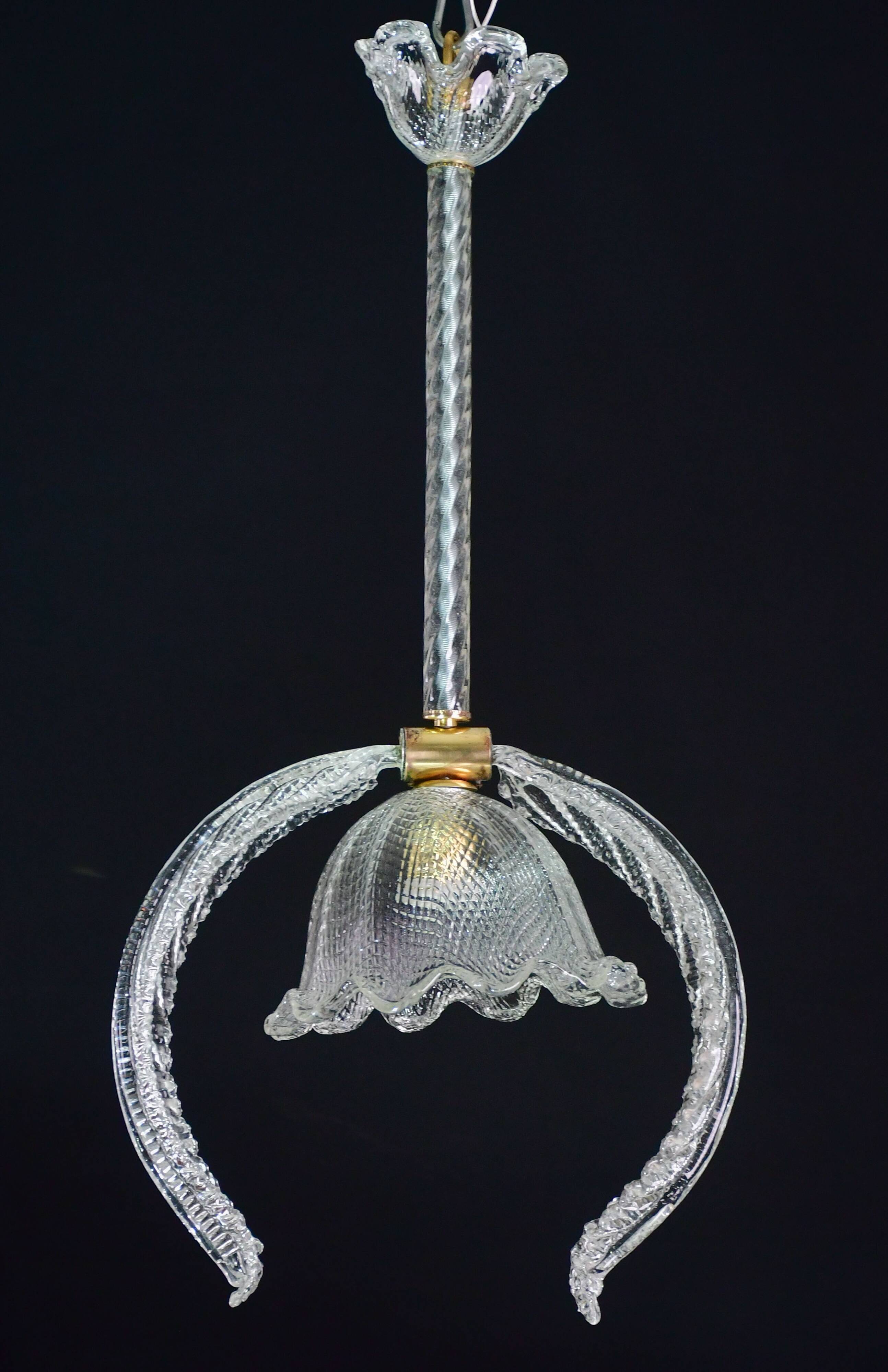 "Angel" Barovier e Toso pendant light, 1950s