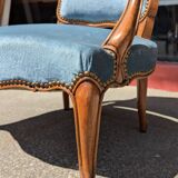Pair of Louis XV cabriolet armchairs