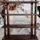 Vintage wooden wall shelf - Wall mounted or freestanding