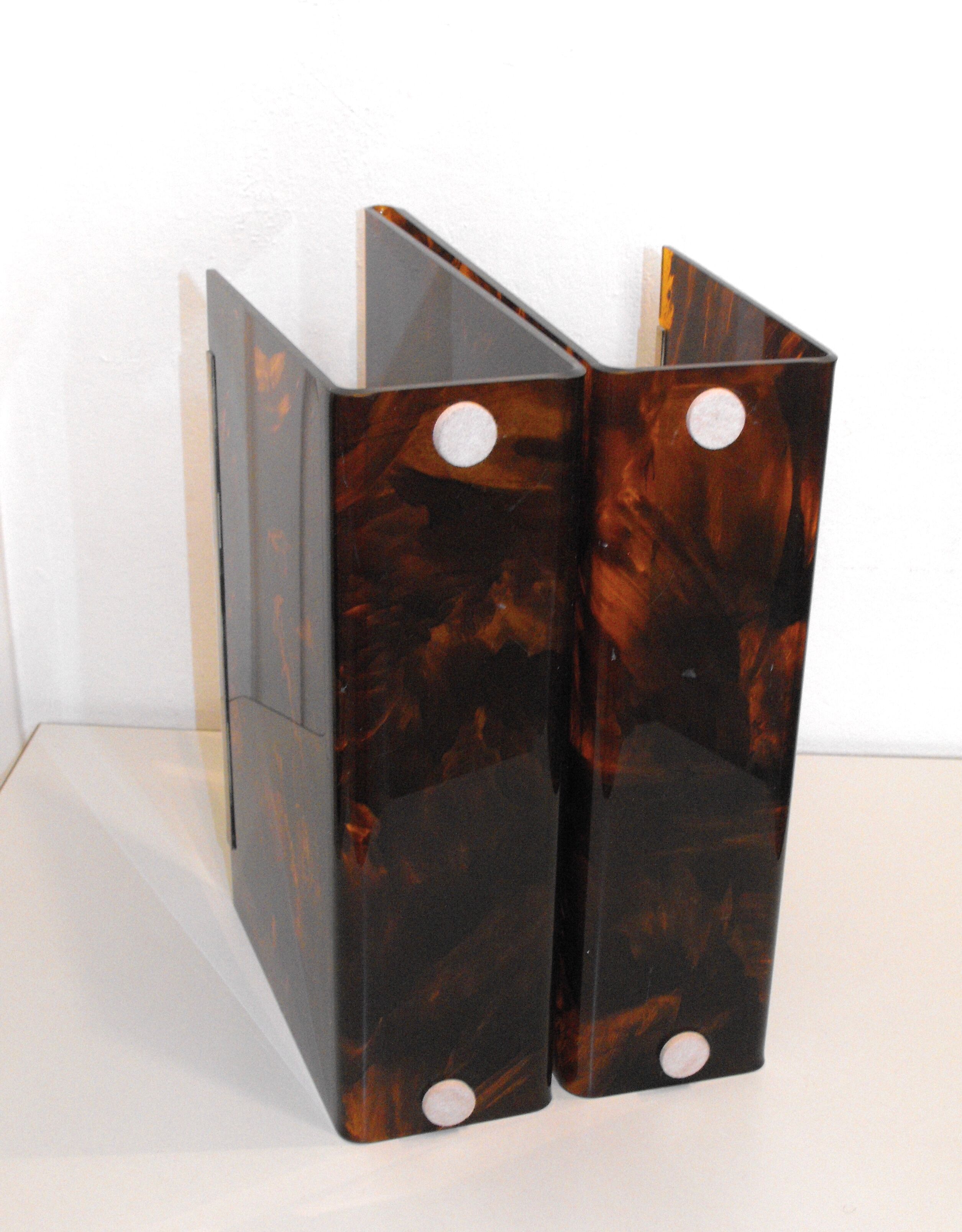 Magazine holder 70s plexiglas