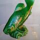 Saint Clement fish in green vintage ceramic