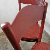 Set de 4 chaises bistrot bois courbé Fischel