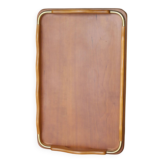 Elegant vintage mahogany tray.