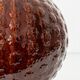 Large Ceramic Ball Table Lamp, Botanical Relief, Spain, circa 1960s