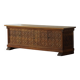 Modern Danish buffet in carved oak, signed Max A. Rasmussen, Denmark, 1940s.