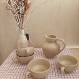 Natural stoneware set