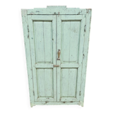 Ancienne armoire Art déco en teck birman