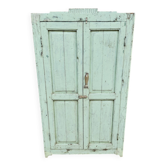 Antique Art Deco Burmese teak cabinet