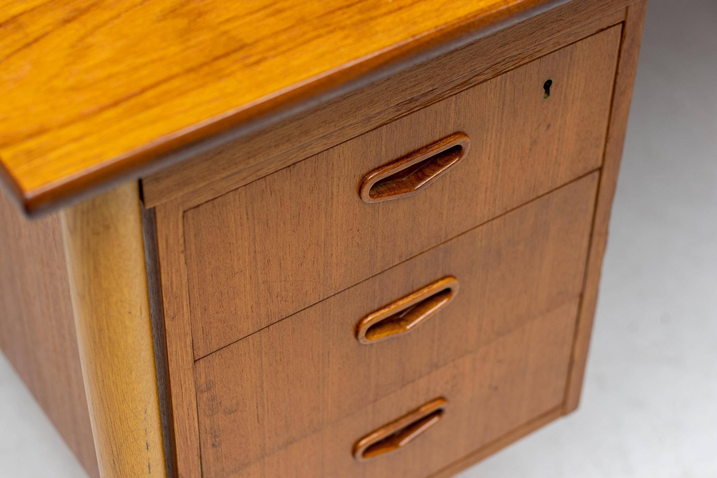 H.P. Danish modern bureau in teak