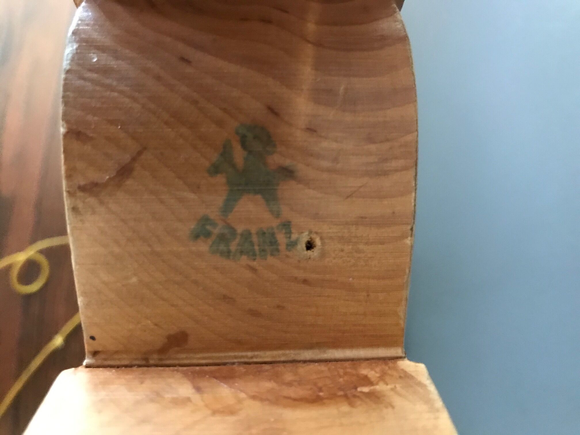 Franz Carl Weber's wooden goat 1960 handmade