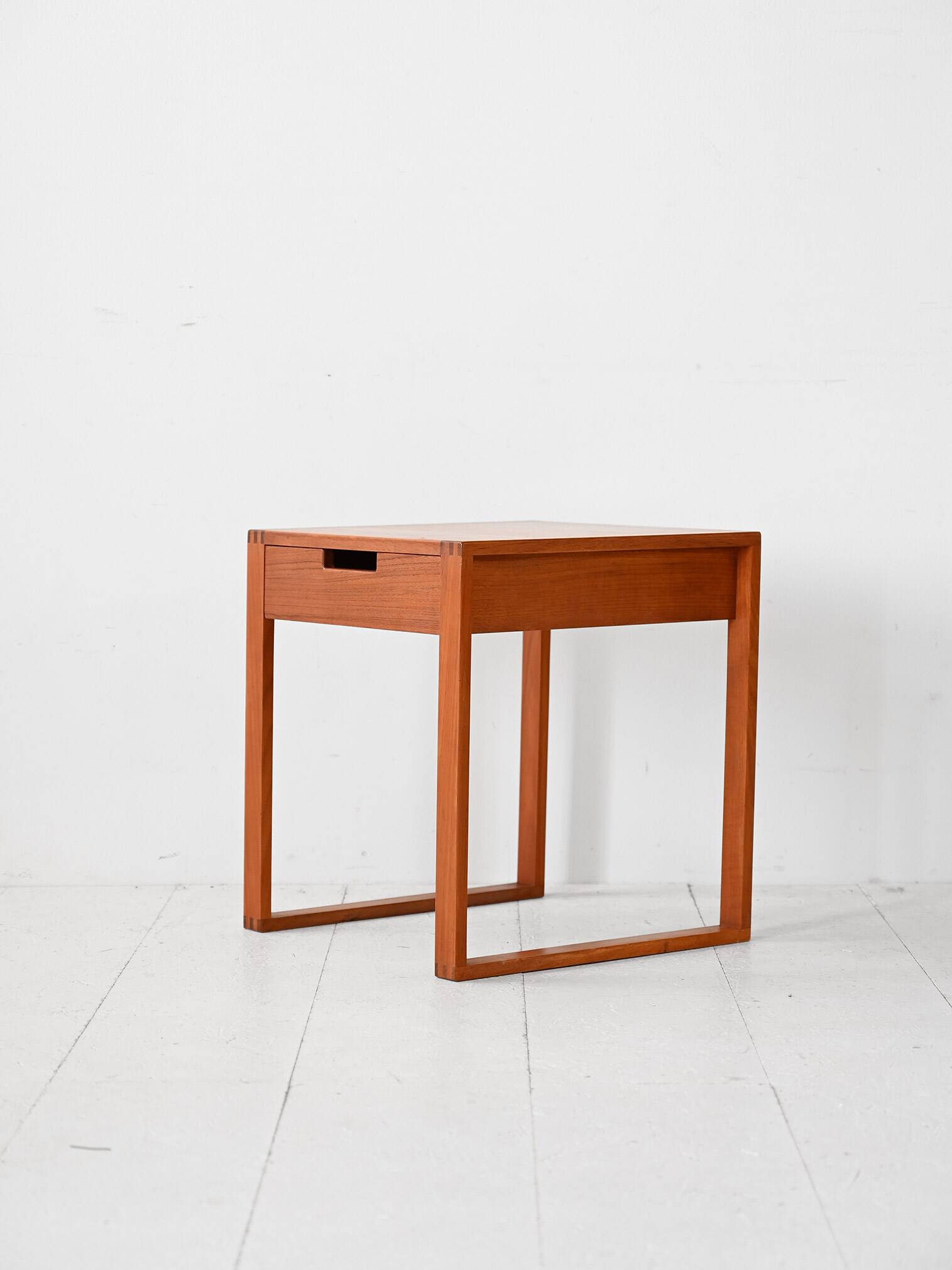 Swedish teak bedside table