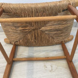 Tabouret paillé