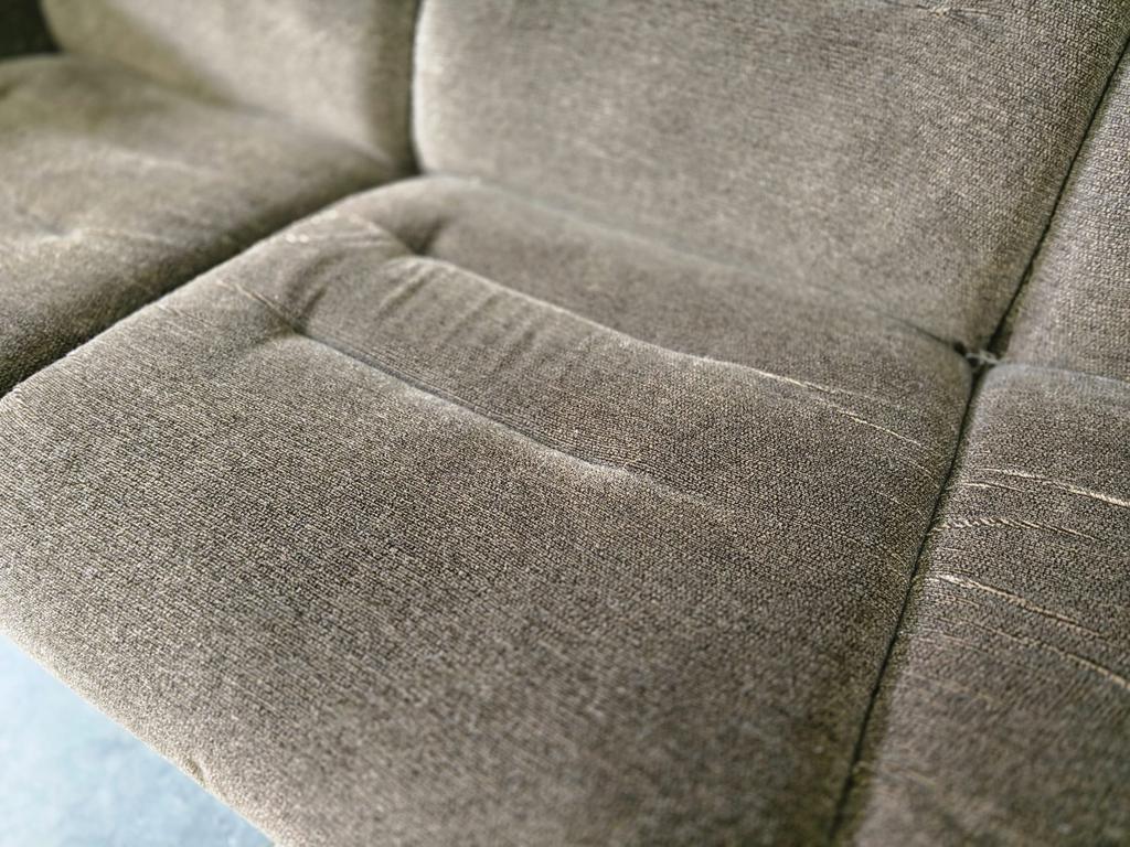 Vintage brown brutalist sofa