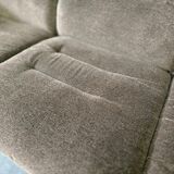 Vintage brown brutalist sofa