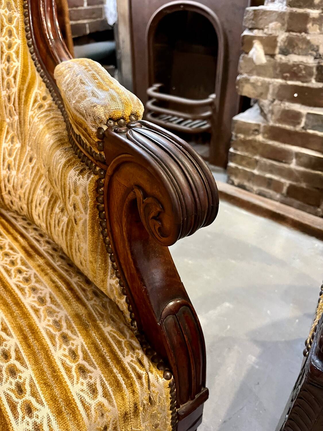 Napoleon III armchair and sofa set